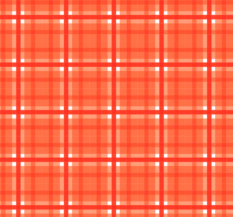 roleta do kuchyne červený gingham vzor - Tenstickers