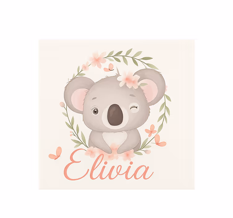 roleta na mieru koala s menom - Tenstickers