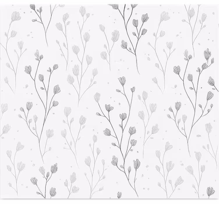roleta do obývačky minimalistické botanické konáre - Tenstickers