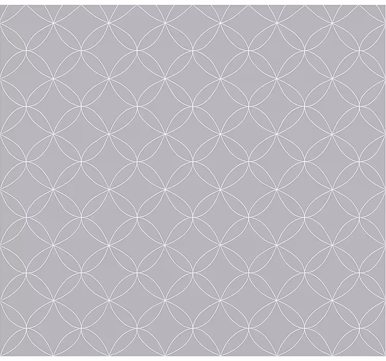 Škandinávska roleta šedé geometrické abstraktné kvety - Tenstickers