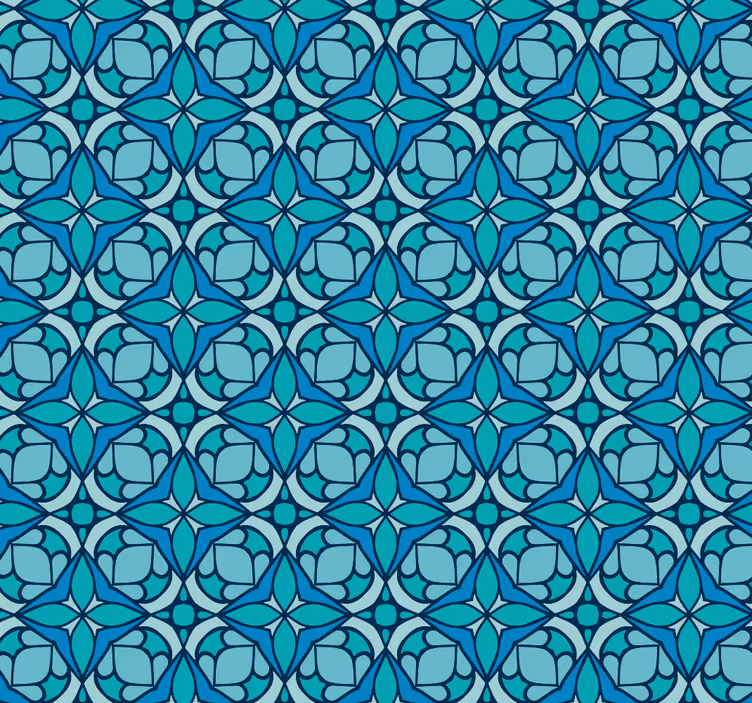 Roleta do kúpeľne geometrický ozdobný vzor - Tenstickers