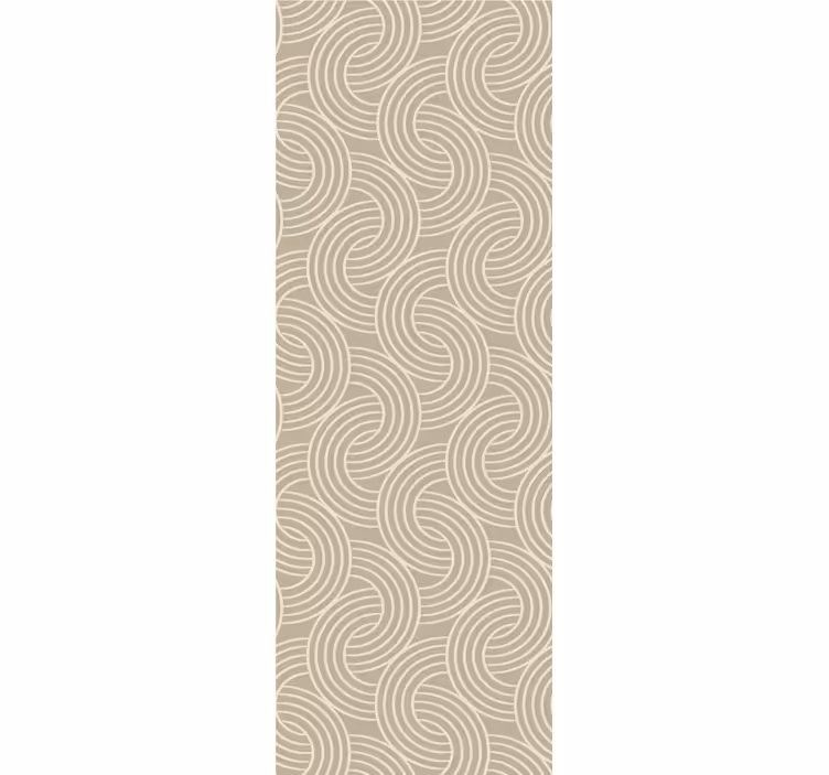 Roleta do kancelárie s elegantnými zakrivenými vzormi - Tenstickers