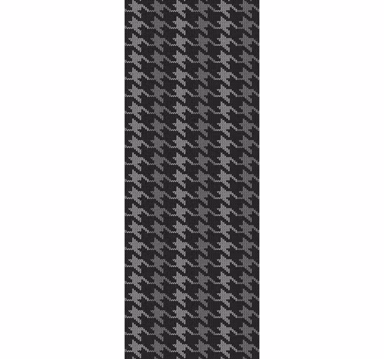 Roleta do kancelárie v houndstooth vzore - Tenstickers