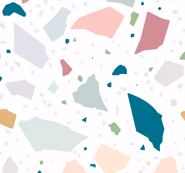 Roleta do kuchyne farebný geometrický terrazzo - Tenstickers