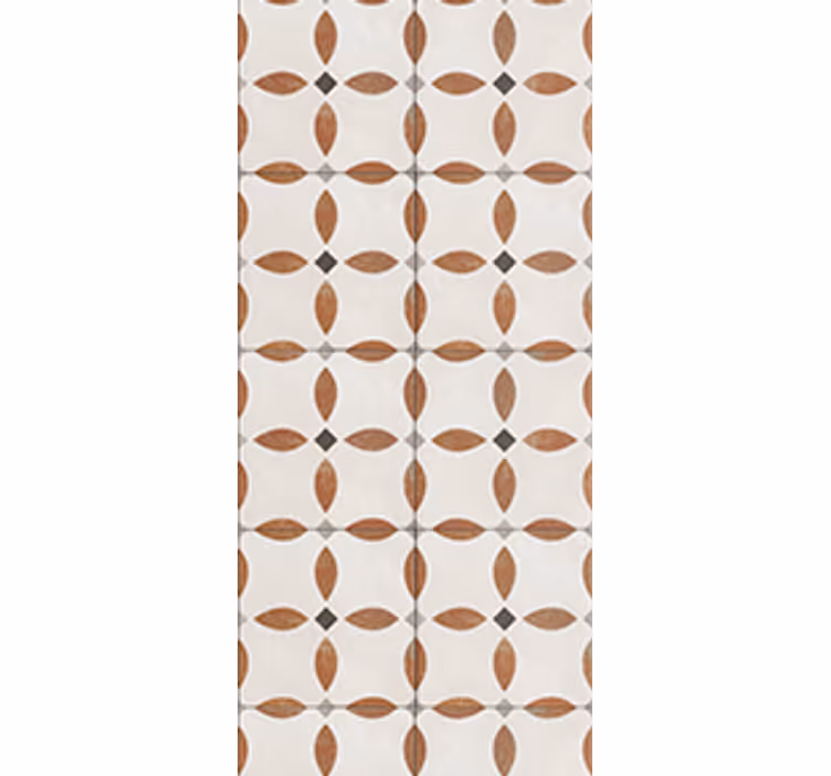 Roleta do kuchyne s béžovým geometrickým motívom - Tenstickers