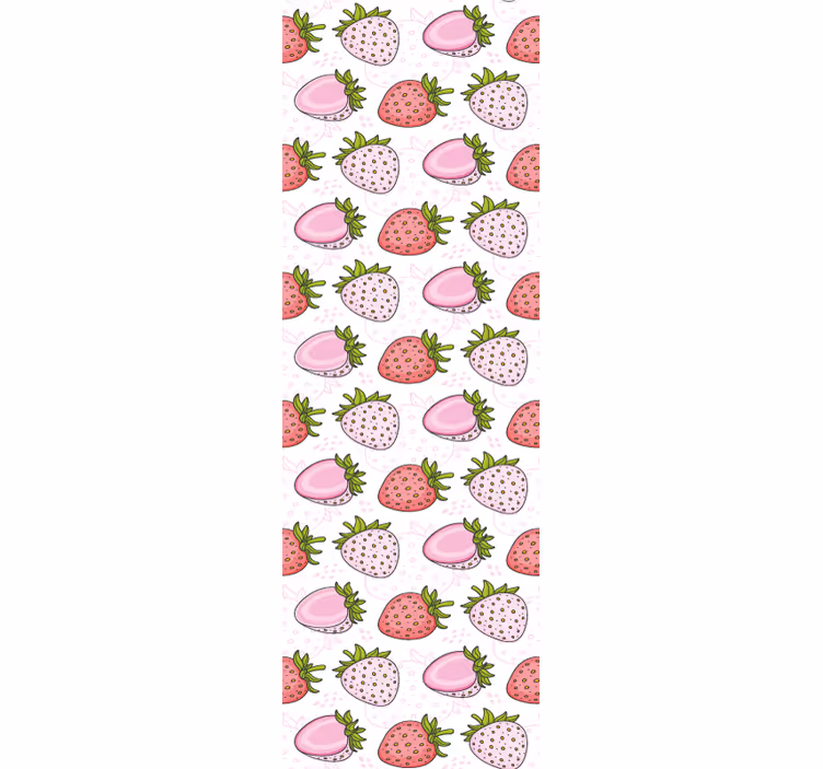 Roleta do kuchyne s jahodovými vzormi - Tenstickers