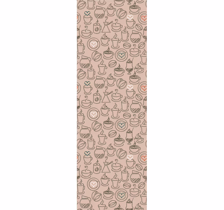 Roleta do kuchyne milujem kávu - Tenstickers
