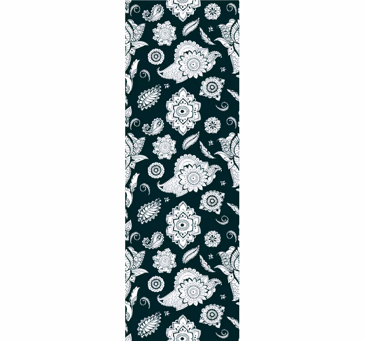Roleta do kuchyne s indickým paisley vzorom - Tenstickers
