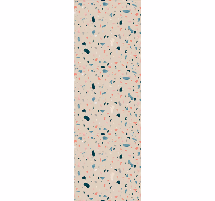 Roleta do kuchyne s ručne maľovaným terrazzo vzorom - Tenstickers