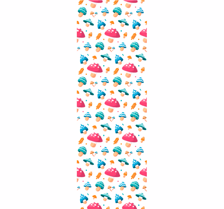 Roleta do jedálne s farebnými hubami - Tenstickers