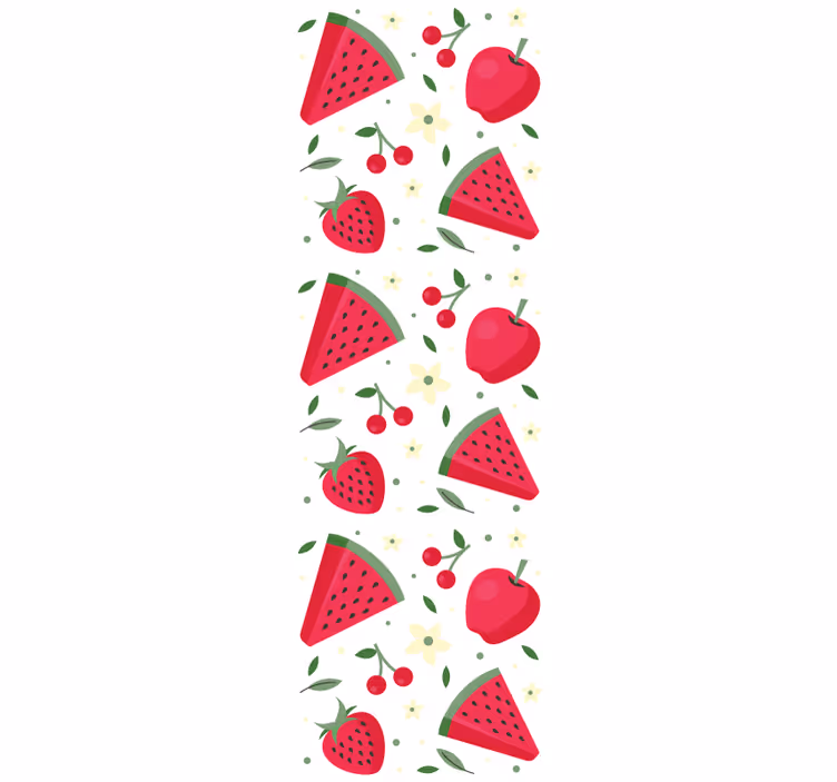 Roleta do jedálne s rôznymi vzormi ovocia - Tenstickers