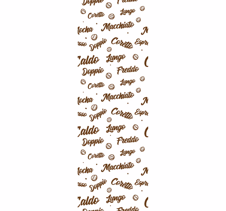 Roleta do jedálne káva každý deň - Tenstickers
