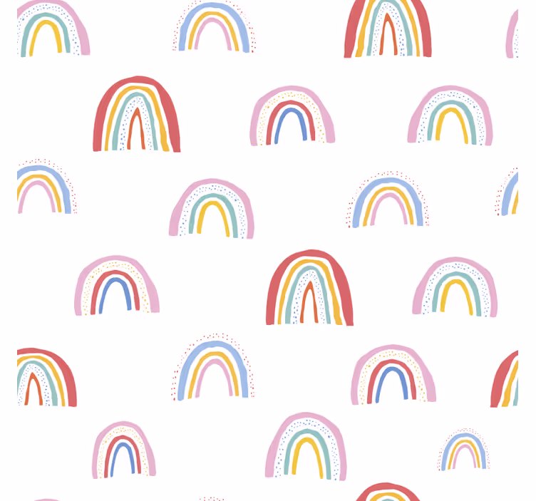 Roleta do detskej izby farebné dúhové vzory - Tenstickers
