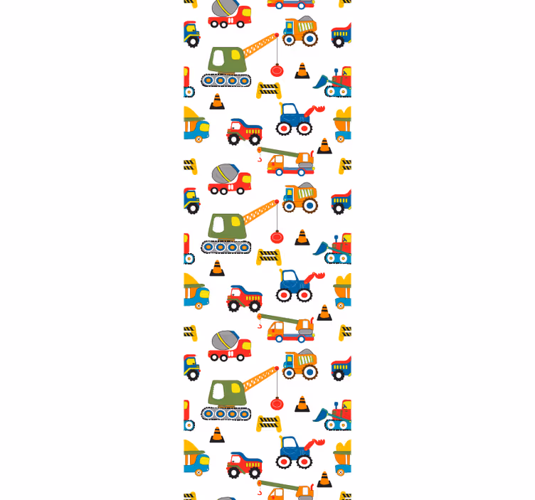 Roleta do detskej izby stavebná radosť - Tenstickers