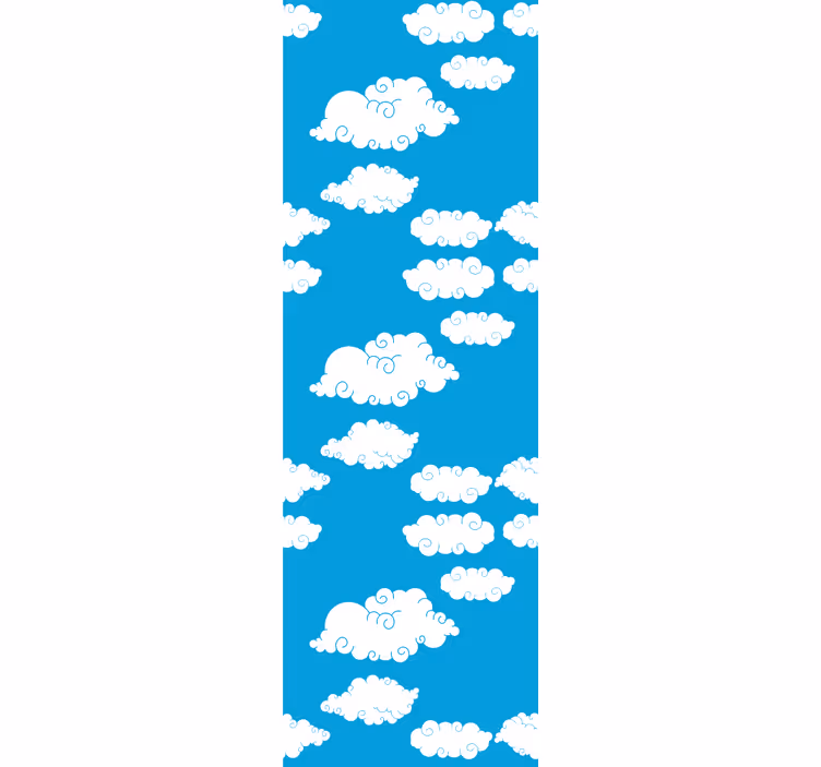 Roleta do detskej izby oblaky na oblohe - Tenstickers