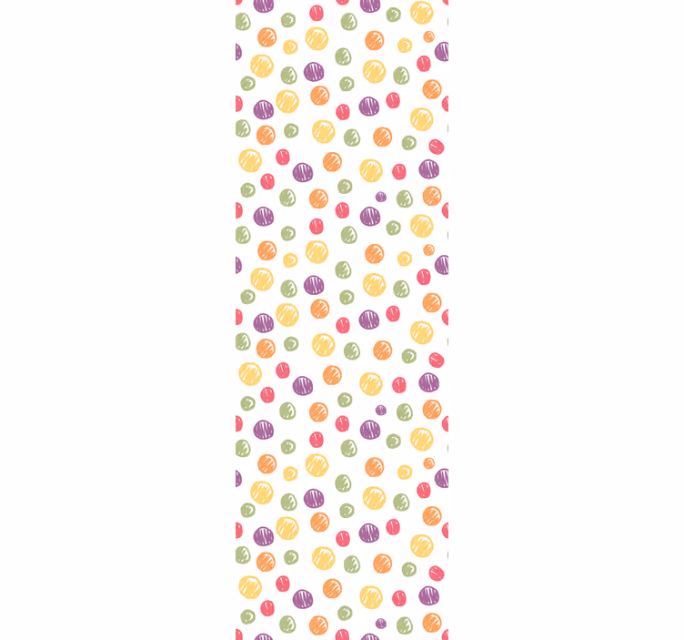 Roleta do detskej izby s farebnými bodkami - Tenstickers