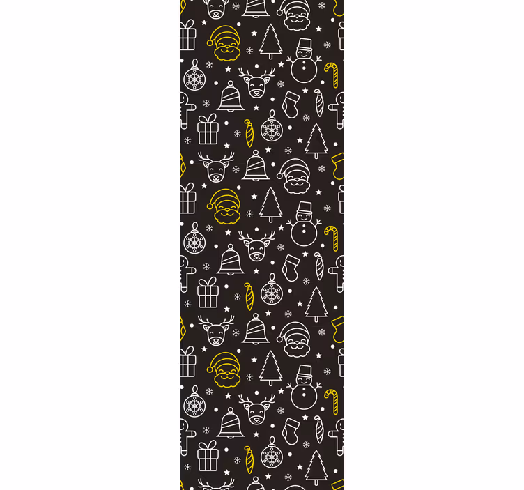 Roleta do detskej izby s bielym a žltým vzorom - Tenstickers