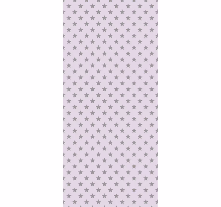 Roleta do detskej izby sivé hviezdy na ružovom pozadí - Tenstickers