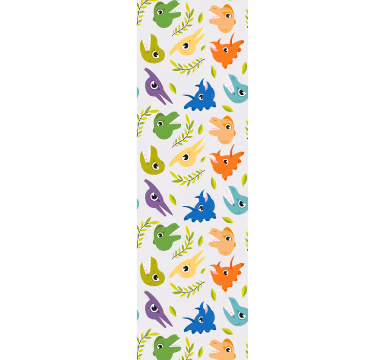 Roleta do detskej izby s retro hrami dinosaurov - Tenstickers