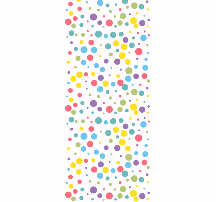 Roleta do detskej izby farebný bodkovaný vzor - Tenstickers