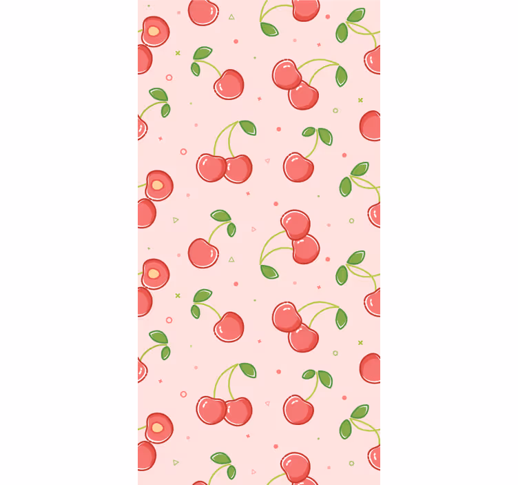 Roleta do detskej izby ružové čerešne - Tenstickers