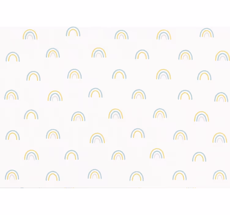 Roleta do detskej izby s roztrúsenými pastelovými dúhami - Tenstickers