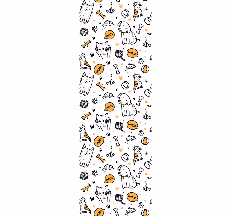 Roleta do detskej izby so zvieratkami v kreslenom štýle - Tenstickers