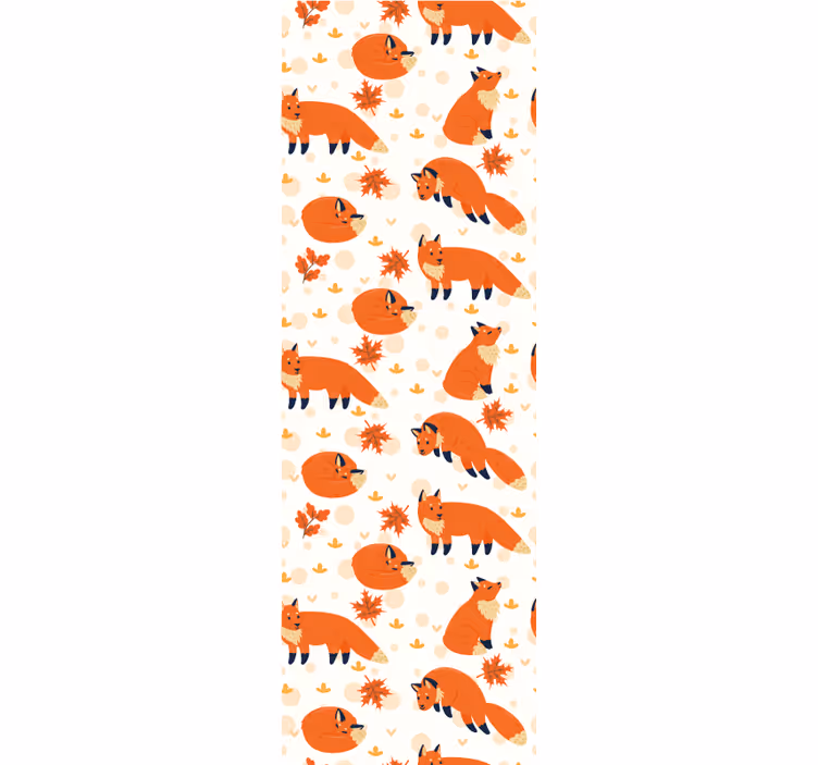 Roleta do detskej izby krásne líšky - Tenstickers