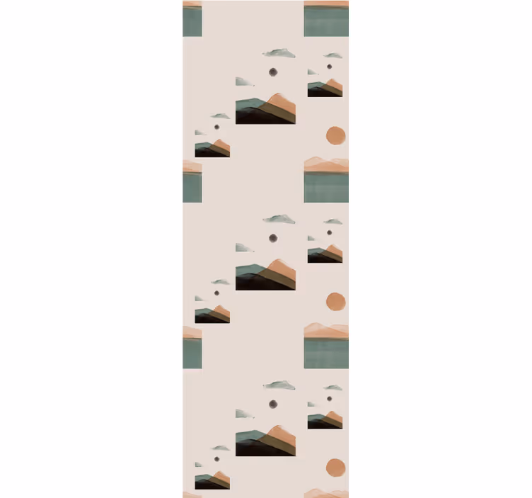 Roleta do kancelárie abstraktné hory - Tenstickers