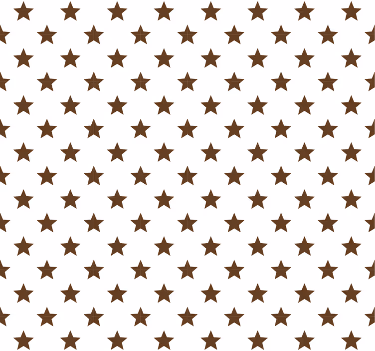 Roleta pre teenagera hnedé hviezdy - Tenstickers