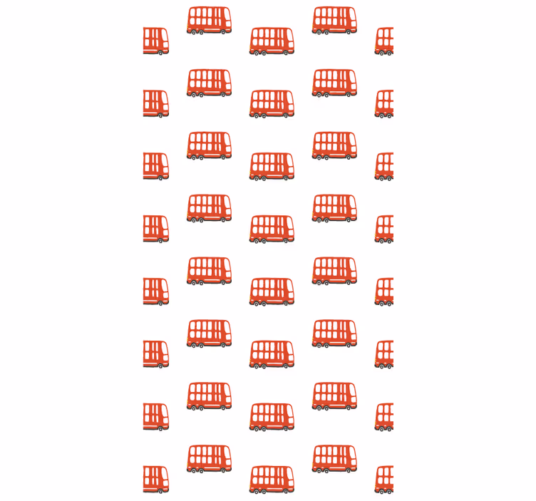 Roleta pre teenagera s motívom londýnskeho autobusu - Tenstickers