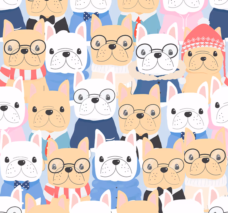 Roleta pre teenagera roztomilé šteniatka - Tenstickers