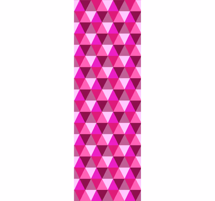 Roleta pre teenagera geometrická fuchsiová - Tenstickers