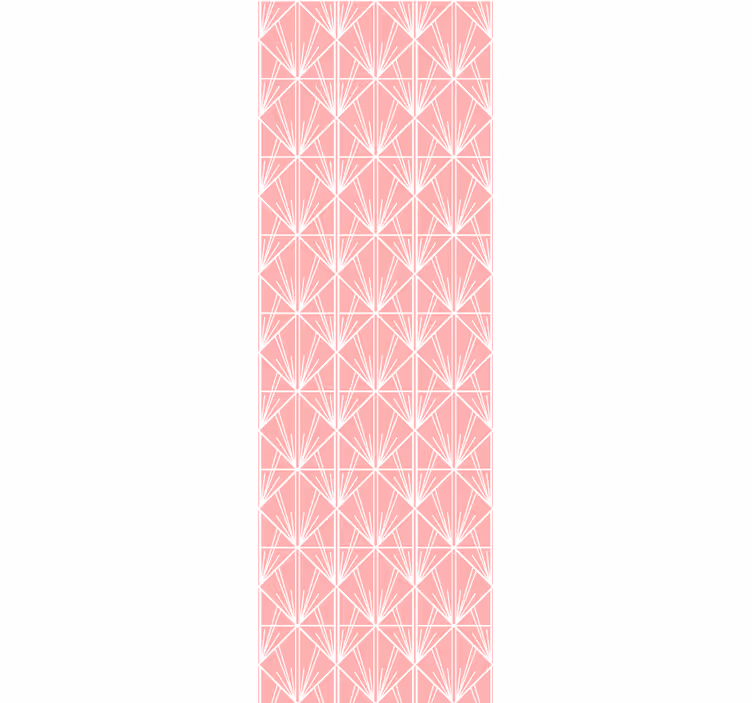 Moderná roleta s geometrickým ružovým vzorom - Tenstickers