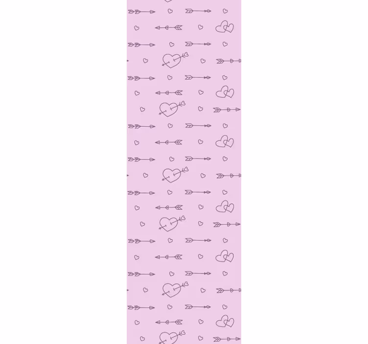 Moderná roleta srdcové siluety na vzoroch - Tenstickers