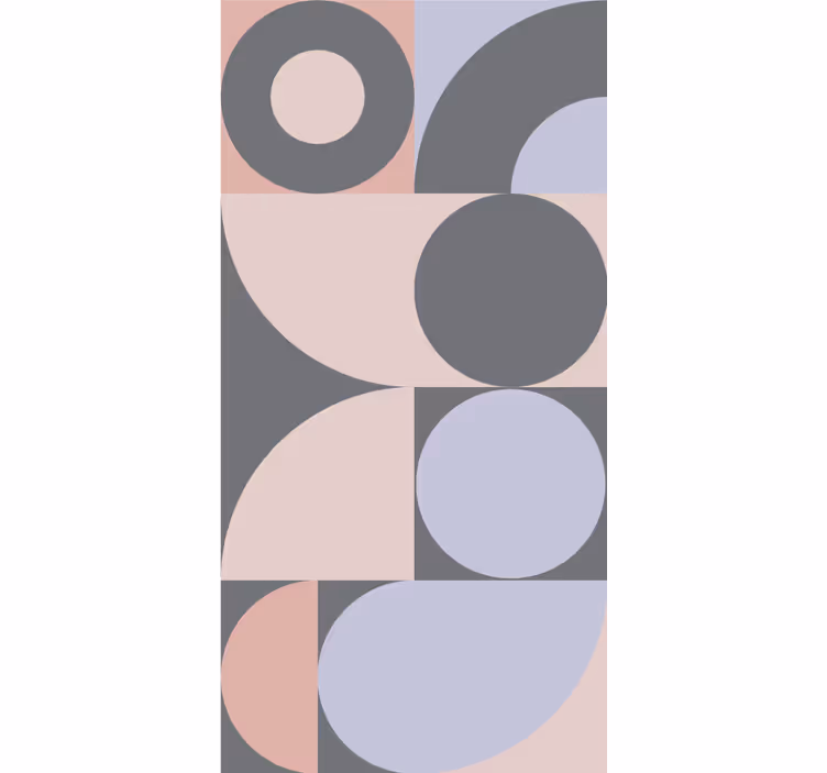 Moderná roleta s geometrickým vzorom kruhov - Tenstickers