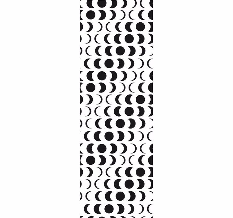 Moderná roleta s minimalistickým vzorom mesiaca - Tenstickers