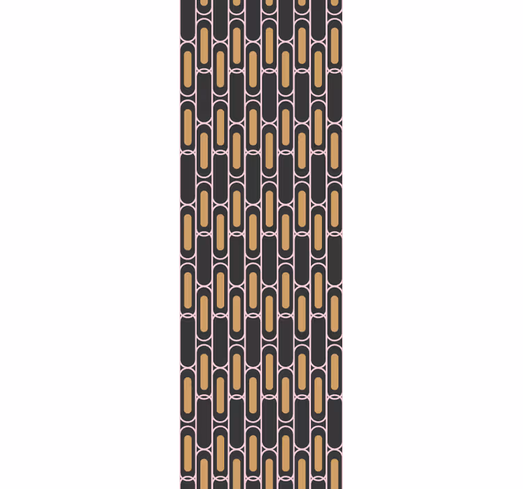 Moderná roleta hnedo-ružový vertikálny geometrický vzor - Tenstickers