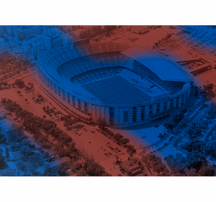 Roleta do kuchyne fotomurál barcelona camp nou 3d - Tenstickers