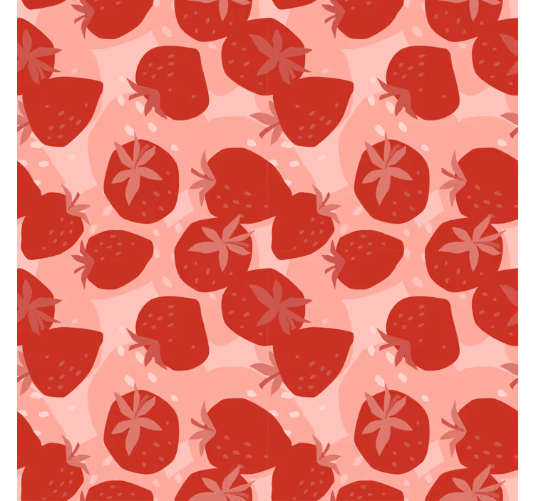 Roleta do kuchyne abstraktné červené jahody - Tenstickers