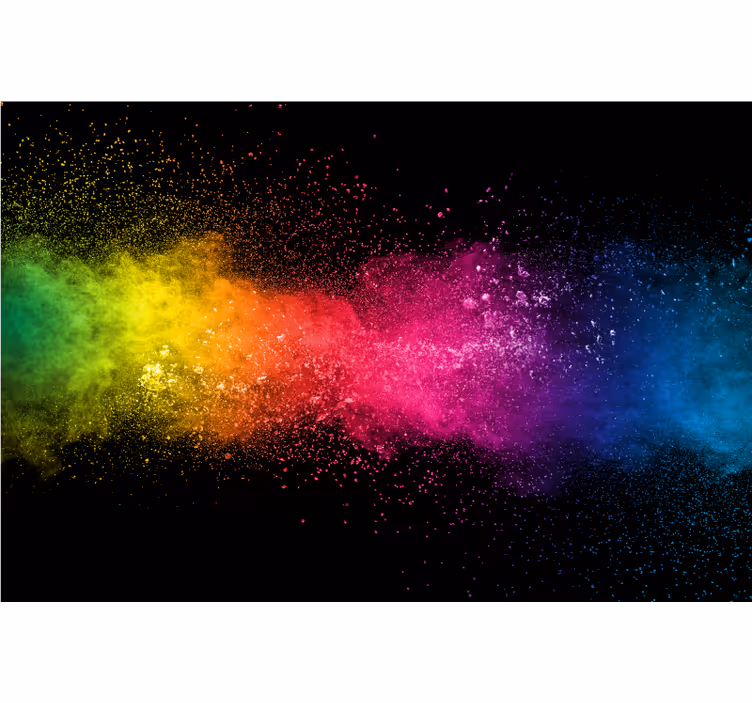 Roleta do obývačky s multicolorovým efektom - Tenstickers