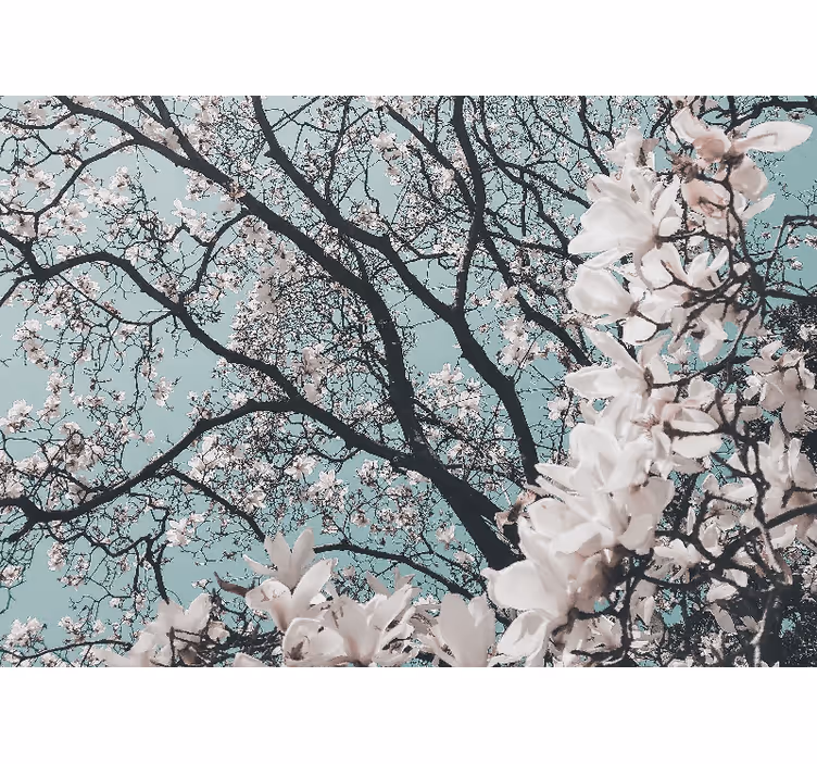 Roleta do obývačky elegantný štýl japonskej čerešne - Tenstickers