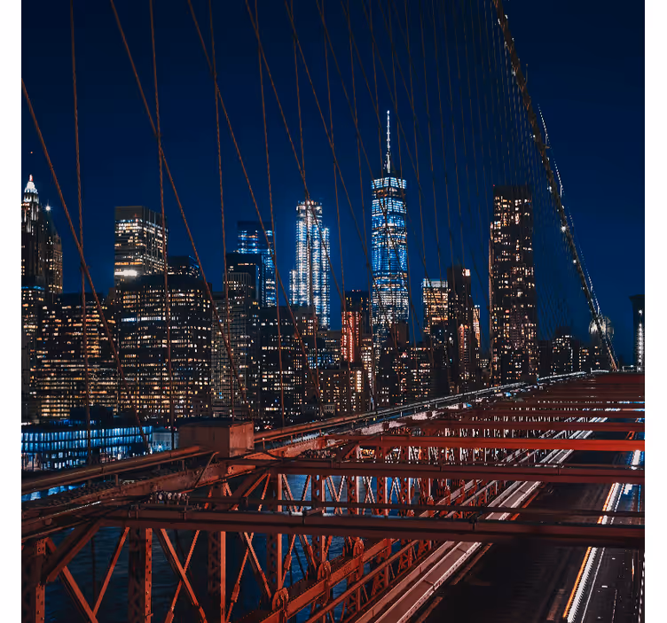 Roleta do obývačky s panorámou new yorku - Tenstickers