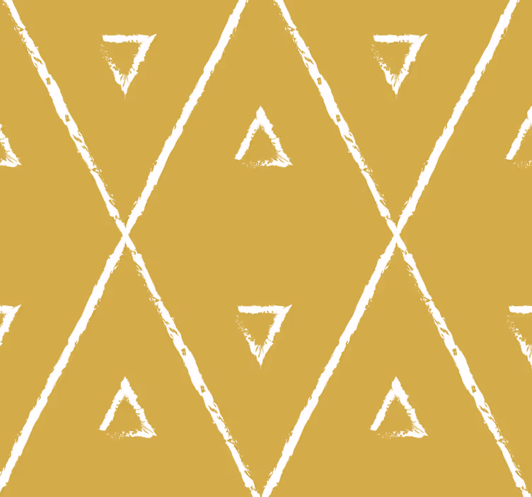Žltá roleta s geometrickým diamantovým vzorom - Tenstickers