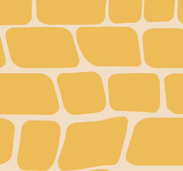 Žltá roleta s abstraktným vzorom - Tenstickers