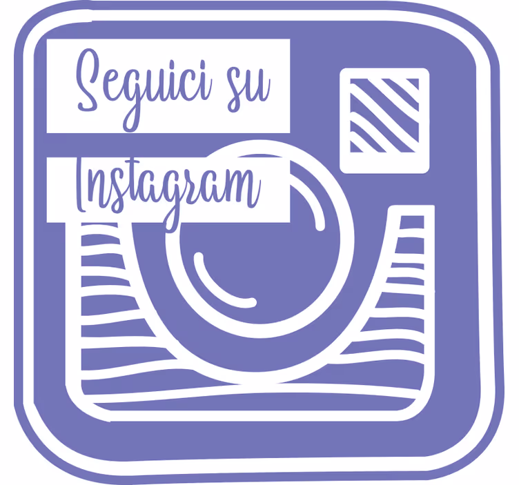 Fialová roleta naša instagramová reklama - Tenstickers
