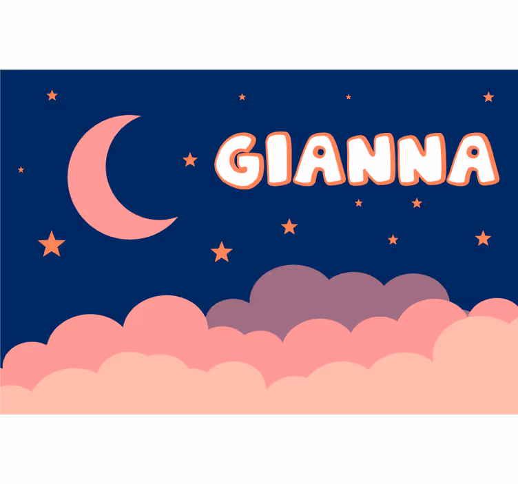 Fialová roleta prispôsobiteľná mesiacom a oblohou - Tenstickers