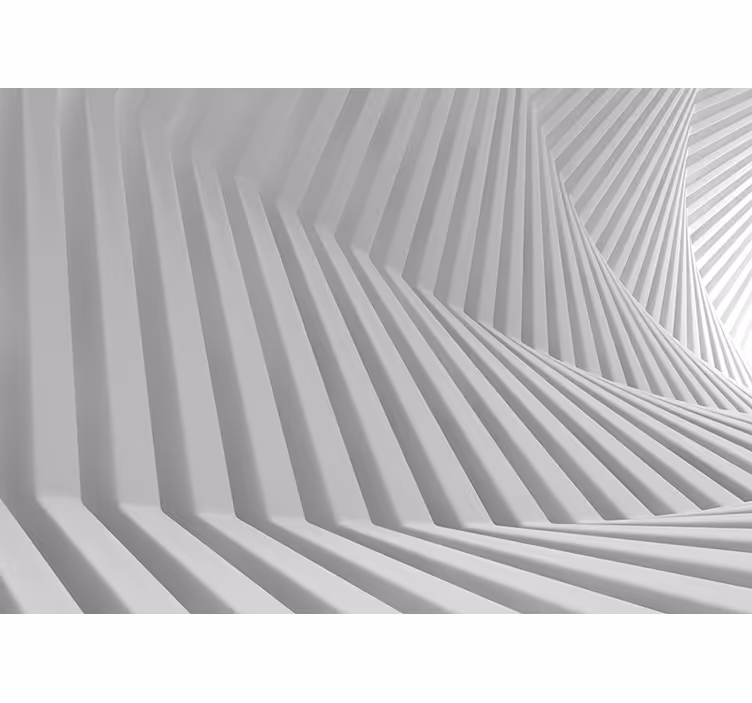Roleta do obývačky abstraktné geometrické vlny - Tenstickers