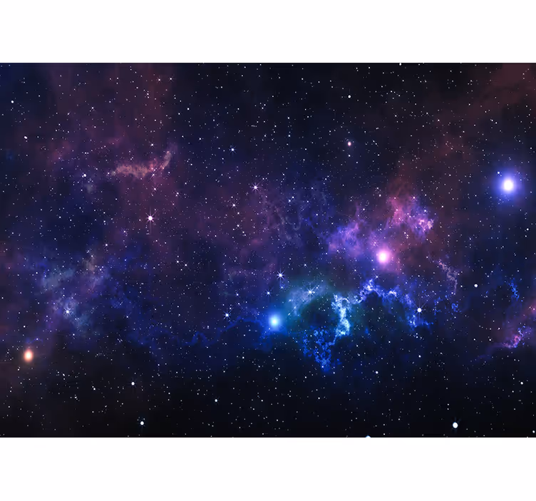 Roleta do obývačky univerzum s tisíckami hviezd - Tenstickers