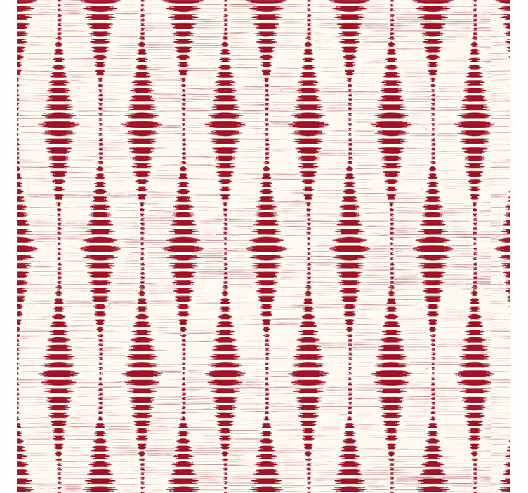 Moderná roleta červený rabaul ikat - Tenstickers